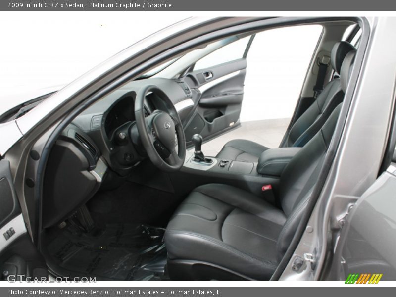 Platinum Graphite / Graphite 2009 Infiniti G 37 x Sedan