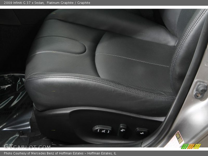 Platinum Graphite / Graphite 2009 Infiniti G 37 x Sedan