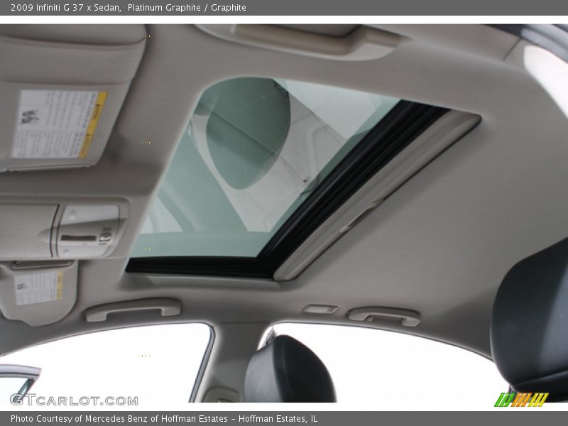 Platinum Graphite / Graphite 2009 Infiniti G 37 x Sedan