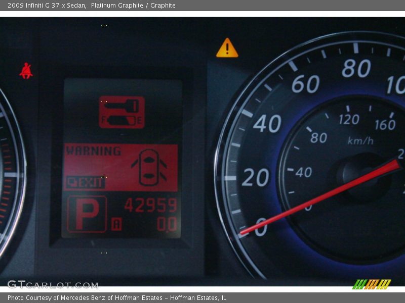 Platinum Graphite / Graphite 2009 Infiniti G 37 x Sedan