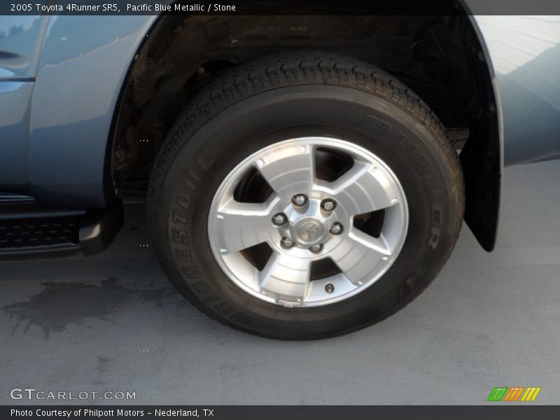 Pacific Blue Metallic / Stone 2005 Toyota 4Runner SR5