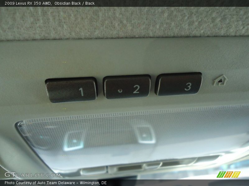 Obsidian Black / Black 2009 Lexus RX 350 AWD