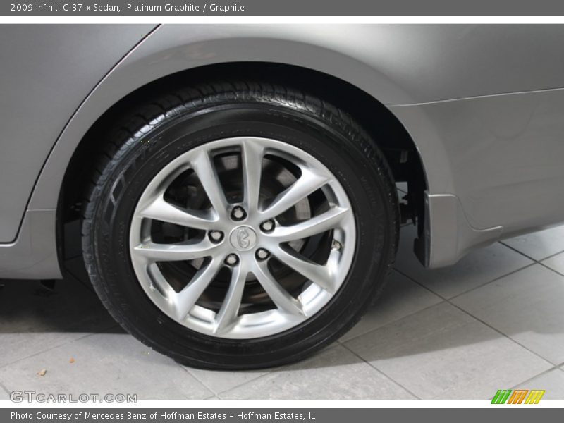 Platinum Graphite / Graphite 2009 Infiniti G 37 x Sedan