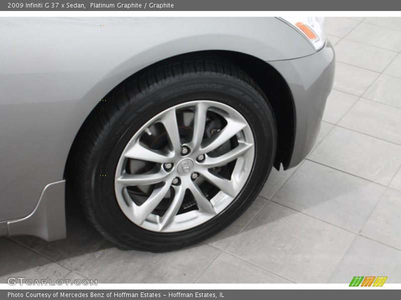 Platinum Graphite / Graphite 2009 Infiniti G 37 x Sedan