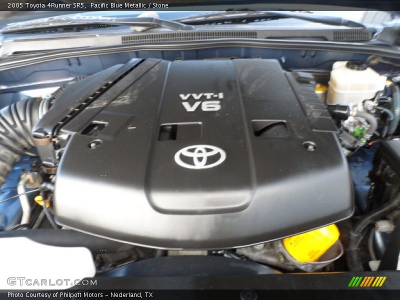 Pacific Blue Metallic / Stone 2005 Toyota 4Runner SR5