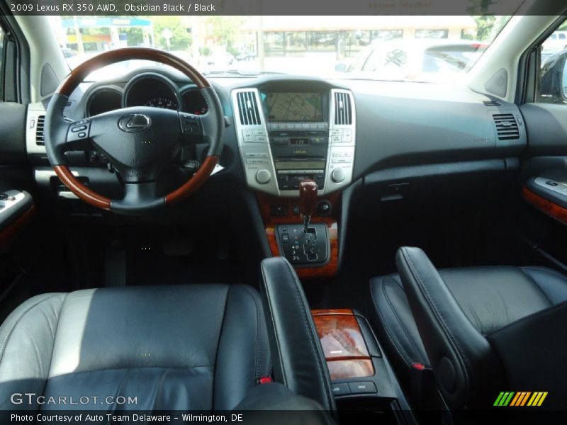 Obsidian Black / Black 2009 Lexus RX 350 AWD