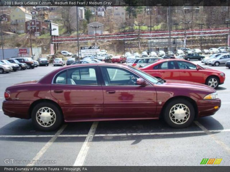 Medium Red Pearl / Medium Gray 2001 Buick LeSabre Custom