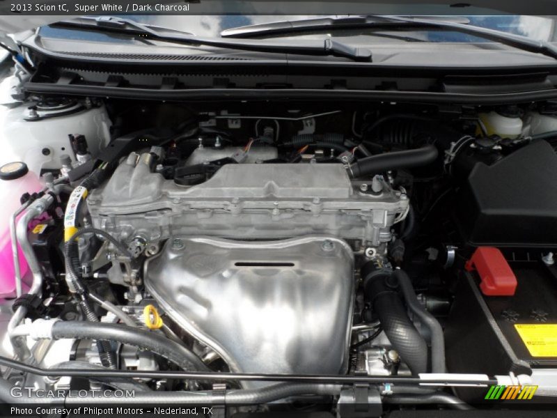 Super White / Dark Charcoal 2013 Scion tC