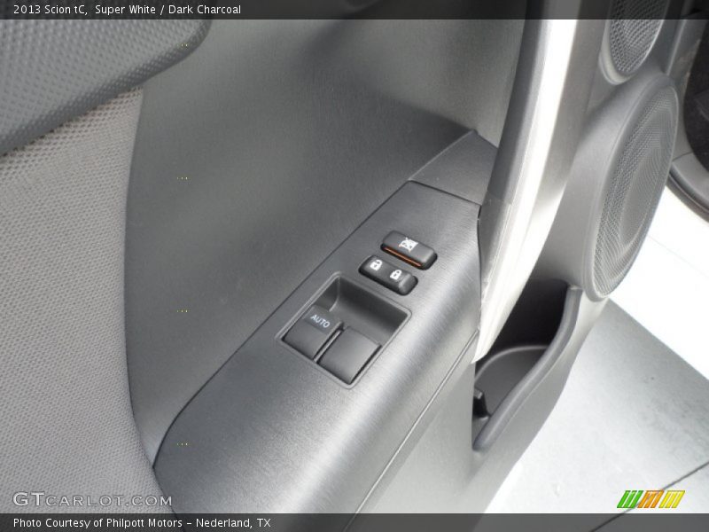 Super White / Dark Charcoal 2013 Scion tC