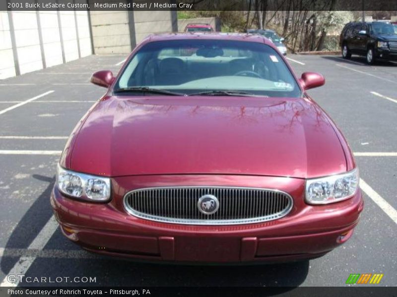 Medium Red Pearl / Medium Gray 2001 Buick LeSabre Custom