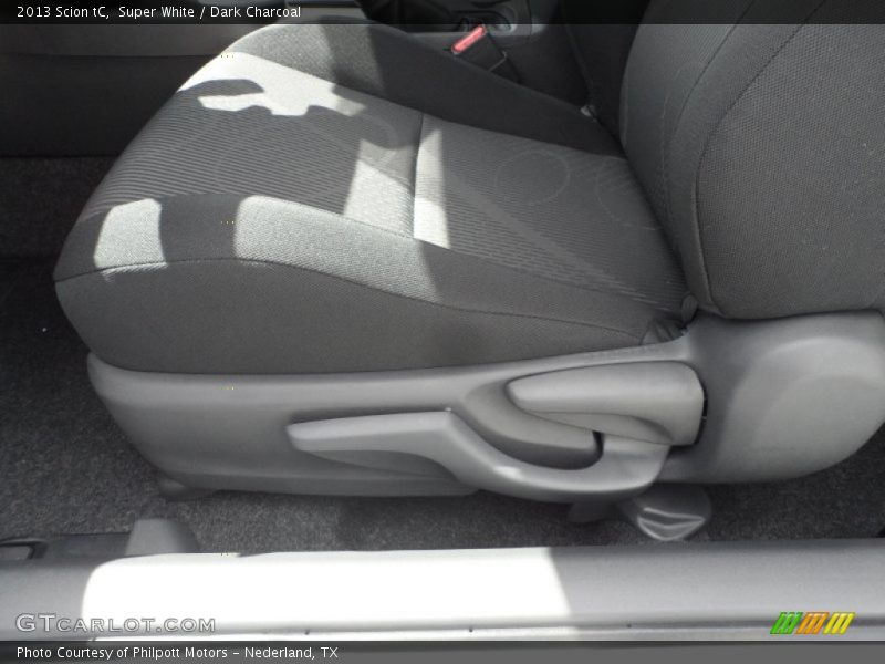 Super White / Dark Charcoal 2013 Scion tC