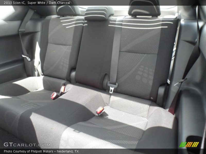 Super White / Dark Charcoal 2013 Scion tC