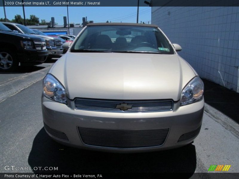 Gold Mist Metallic / Neutral 2009 Chevrolet Impala LT