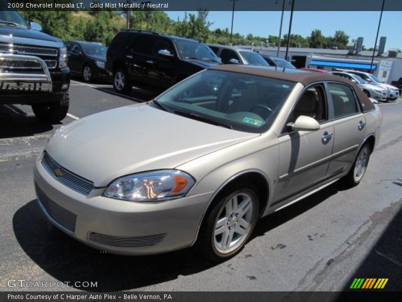 Gold Mist Metallic / Neutral 2009 Chevrolet Impala LT