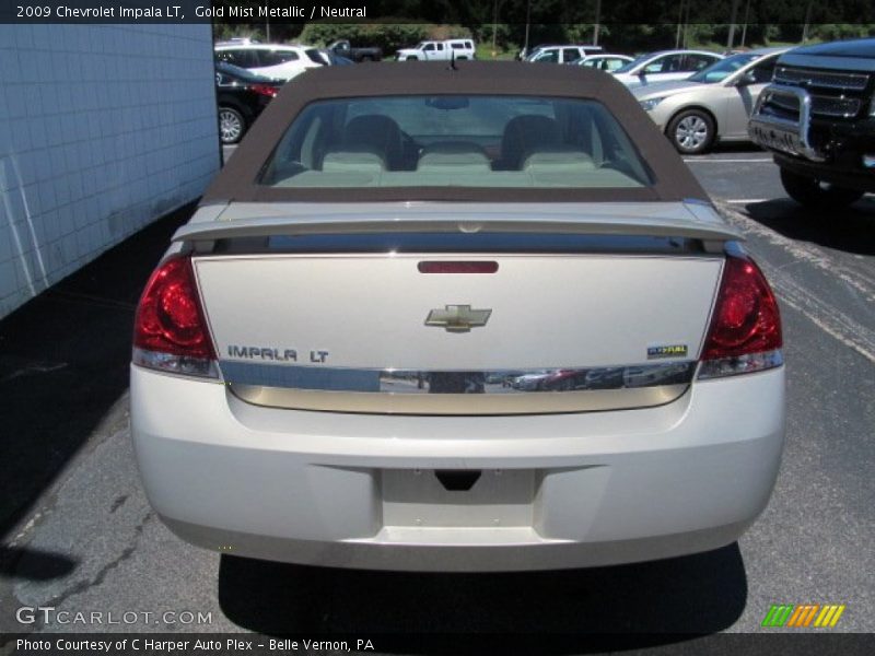 Gold Mist Metallic / Neutral 2009 Chevrolet Impala LT