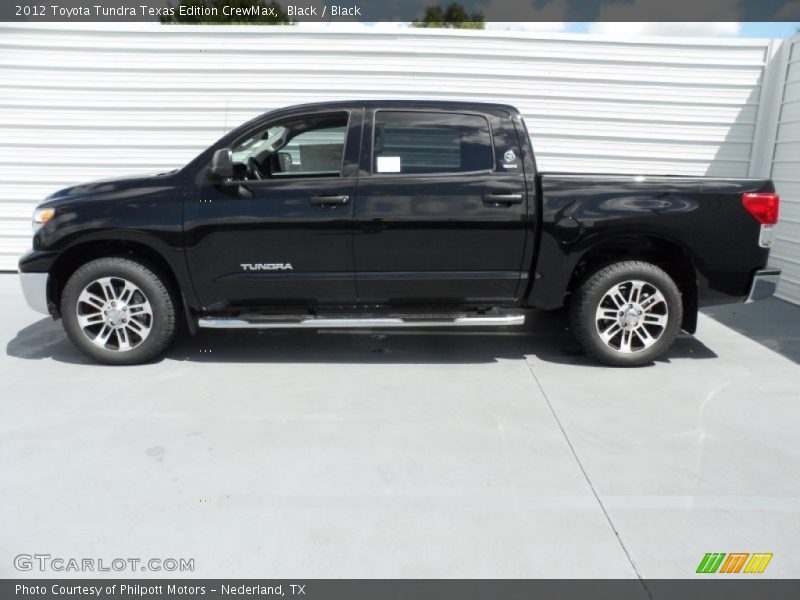 Black / Black 2012 Toyota Tundra Texas Edition CrewMax