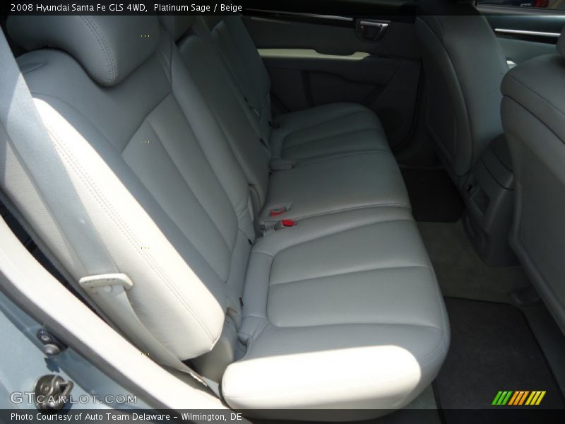 Platinum Sage / Beige 2008 Hyundai Santa Fe GLS 4WD
