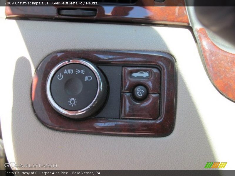 Gold Mist Metallic / Neutral 2009 Chevrolet Impala LT