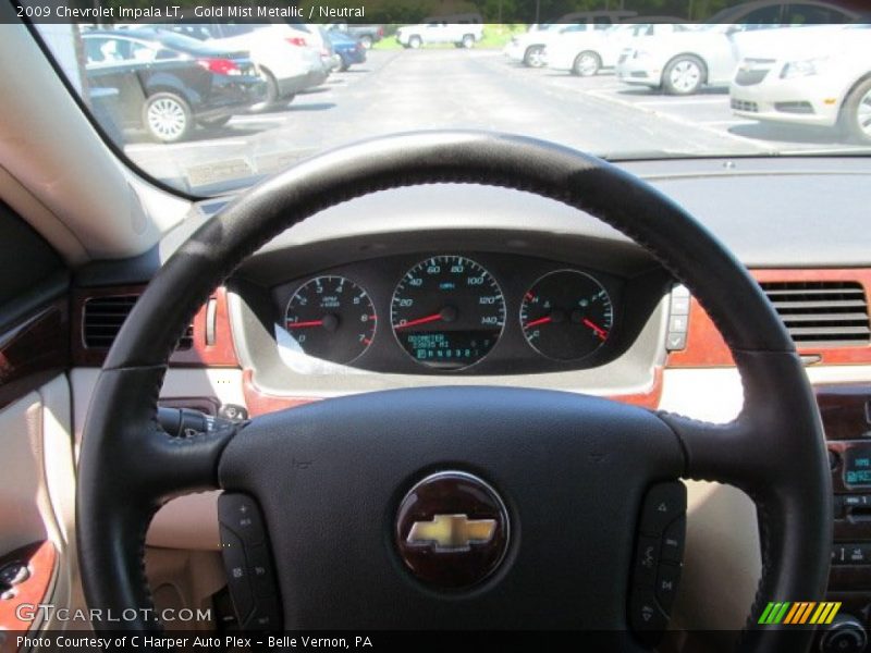 Gold Mist Metallic / Neutral 2009 Chevrolet Impala LT