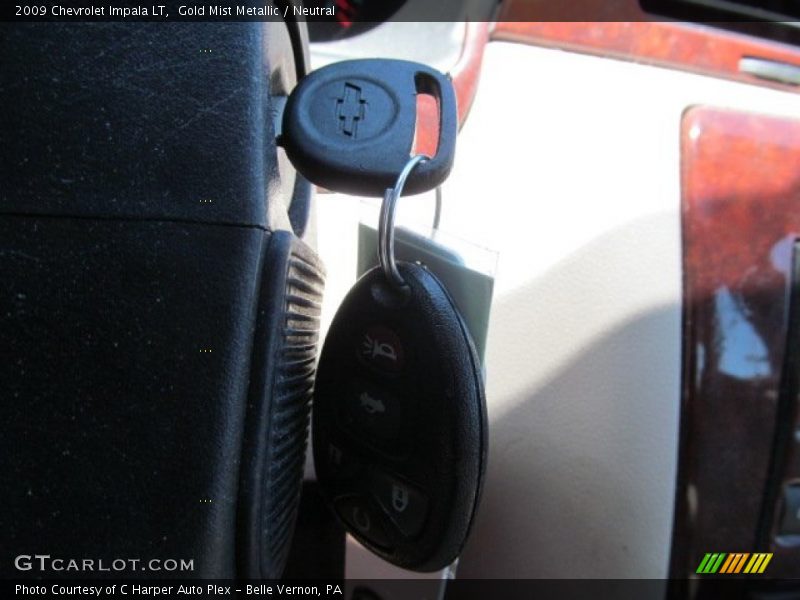 Gold Mist Metallic / Neutral 2009 Chevrolet Impala LT