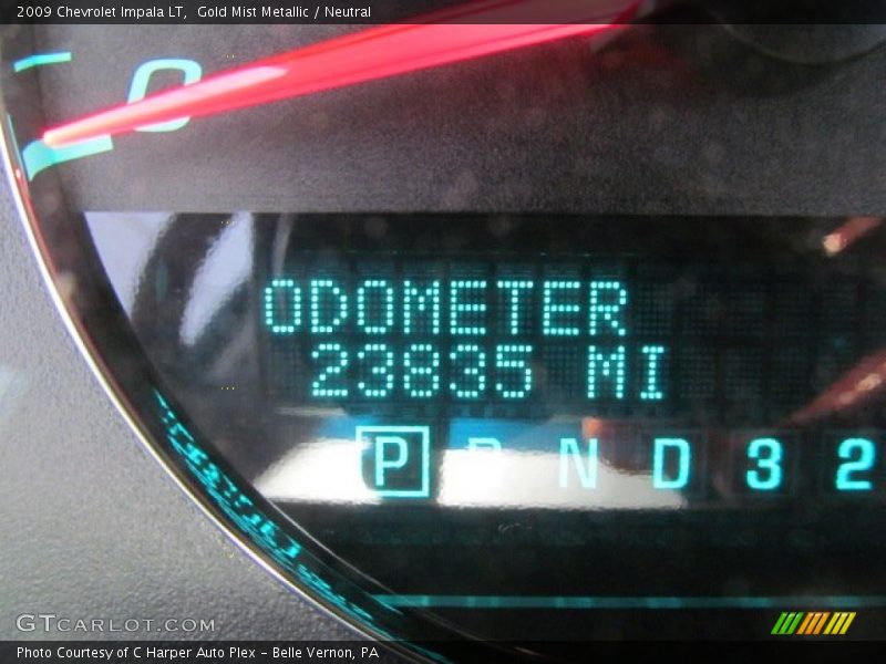 Gold Mist Metallic / Neutral 2009 Chevrolet Impala LT