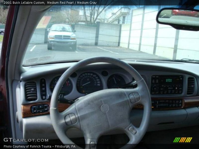 Medium Red Pearl / Medium Gray 2001 Buick LeSabre Custom