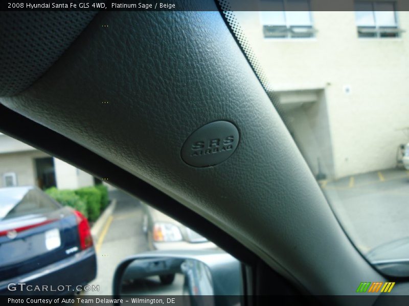 Platinum Sage / Beige 2008 Hyundai Santa Fe GLS 4WD