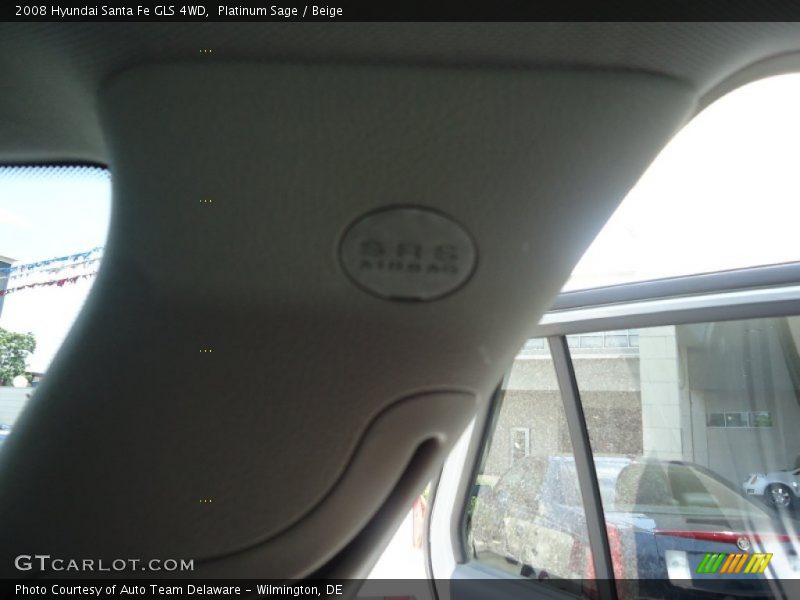 Platinum Sage / Beige 2008 Hyundai Santa Fe GLS 4WD