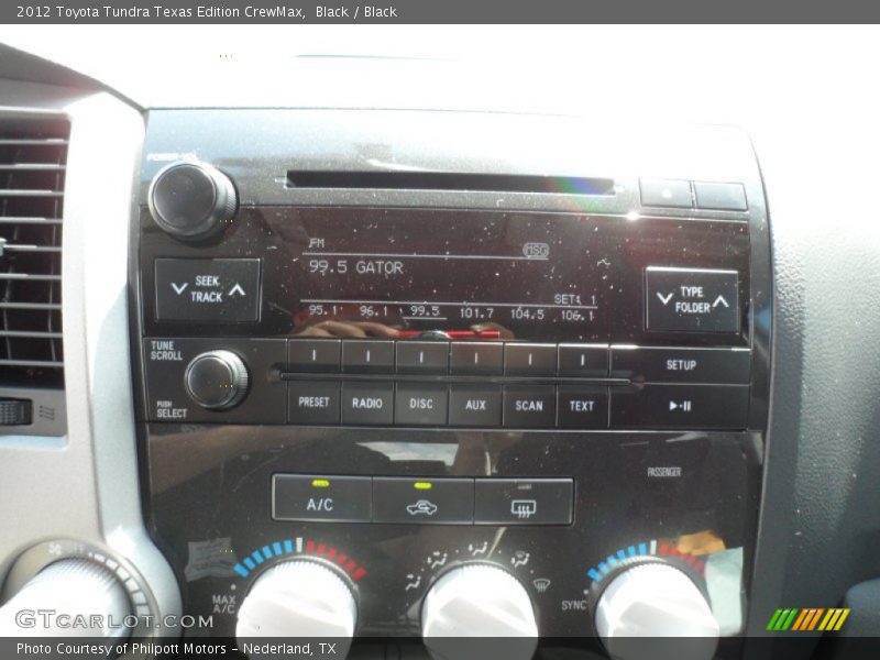 Black / Black 2012 Toyota Tundra Texas Edition CrewMax