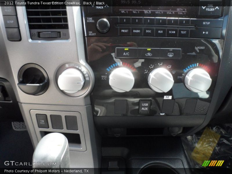 Black / Black 2012 Toyota Tundra Texas Edition CrewMax