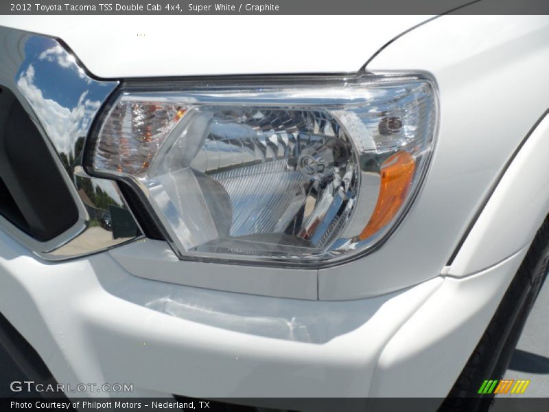 Super White / Graphite 2012 Toyota Tacoma TSS Double Cab 4x4