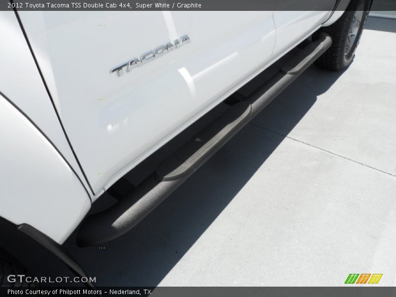 Super White / Graphite 2012 Toyota Tacoma TSS Double Cab 4x4