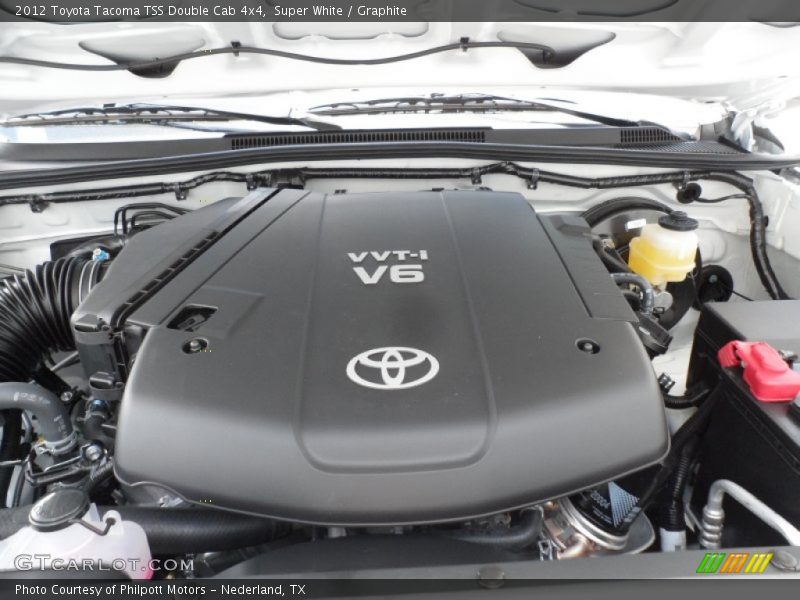 Super White / Graphite 2012 Toyota Tacoma TSS Double Cab 4x4