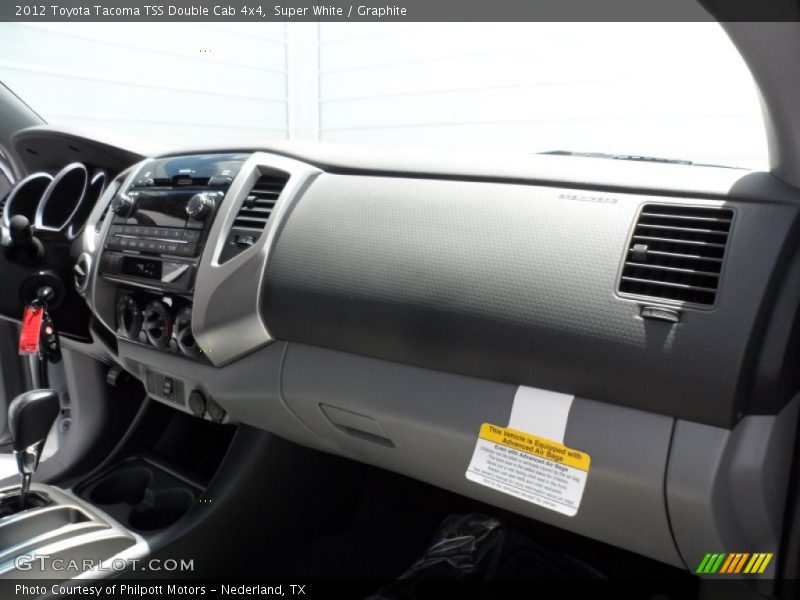 Super White / Graphite 2012 Toyota Tacoma TSS Double Cab 4x4