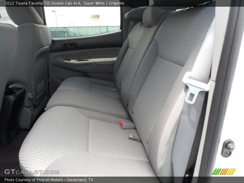 Super White / Graphite 2012 Toyota Tacoma TSS Double Cab 4x4