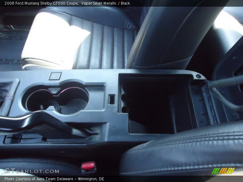 Vapor Silver Metallic / Black 2008 Ford Mustang Shelby GT500 Coupe