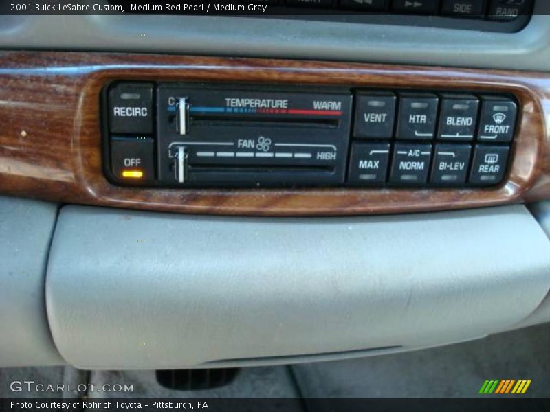 Medium Red Pearl / Medium Gray 2001 Buick LeSabre Custom