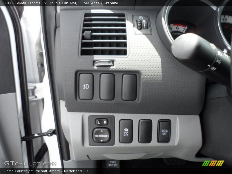 Super White / Graphite 2012 Toyota Tacoma TSS Double Cab 4x4