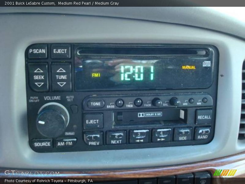Medium Red Pearl / Medium Gray 2001 Buick LeSabre Custom
