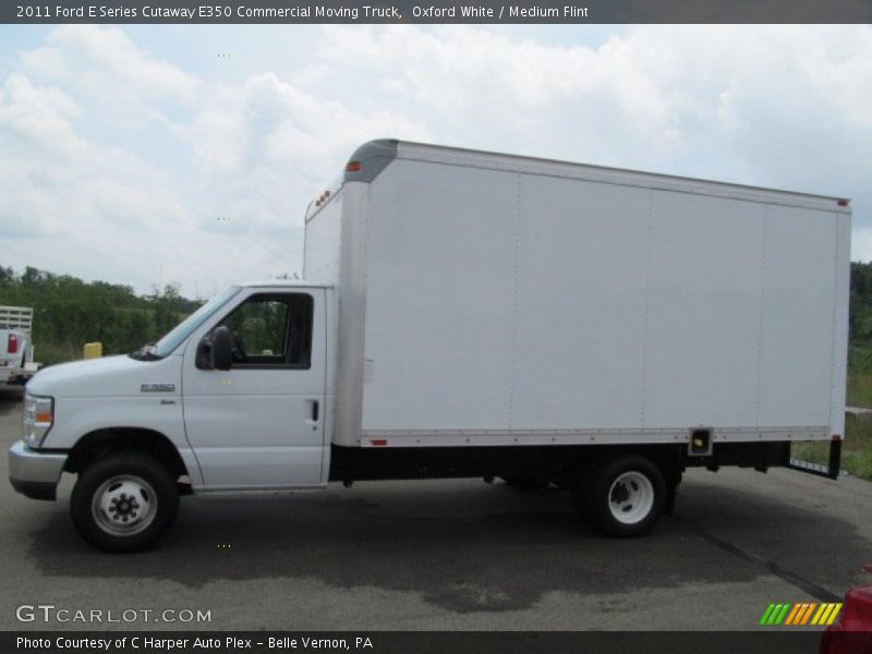 Oxford White / Medium Flint 2011 Ford E Series Cutaway E350 Commercial Moving Truck