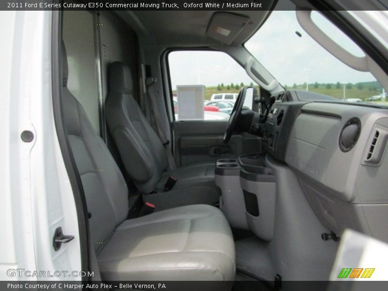 Oxford White / Medium Flint 2011 Ford E Series Cutaway E350 Commercial Moving Truck
