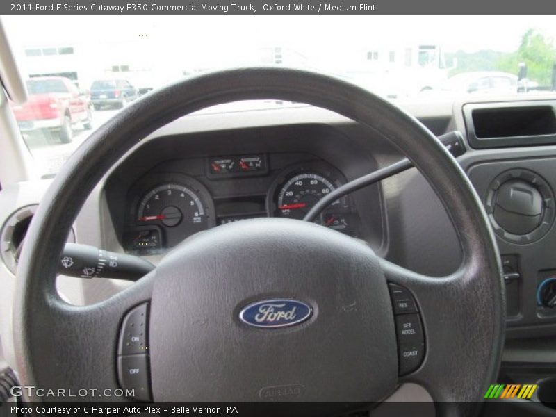 Oxford White / Medium Flint 2011 Ford E Series Cutaway E350 Commercial Moving Truck