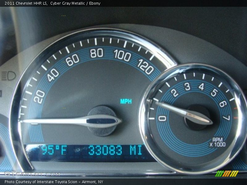 Cyber Gray Metallic / Ebony 2011 Chevrolet HHR LS