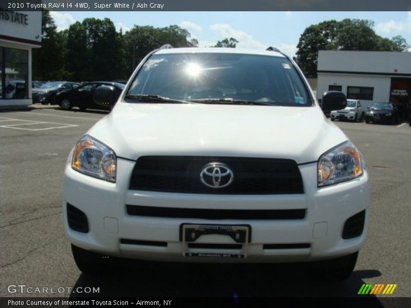 Super White / Ash Gray 2010 Toyota RAV4 I4 4WD