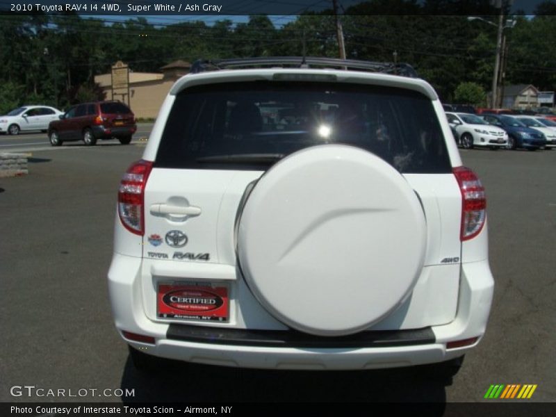 Super White / Ash Gray 2010 Toyota RAV4 I4 4WD