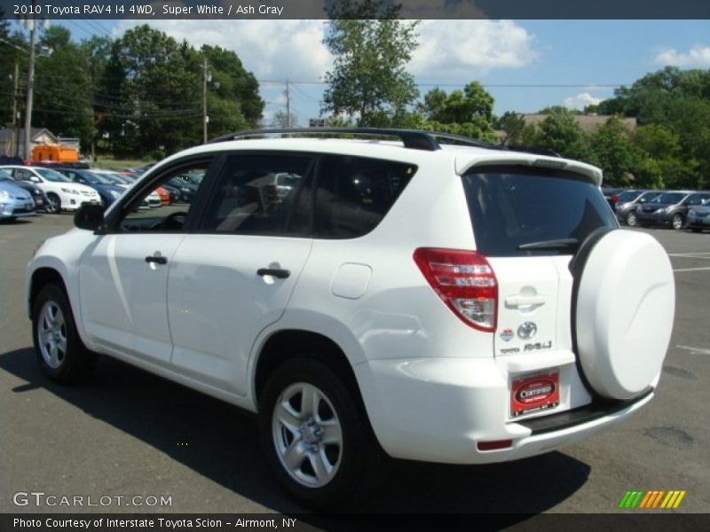Super White / Ash Gray 2010 Toyota RAV4 I4 4WD