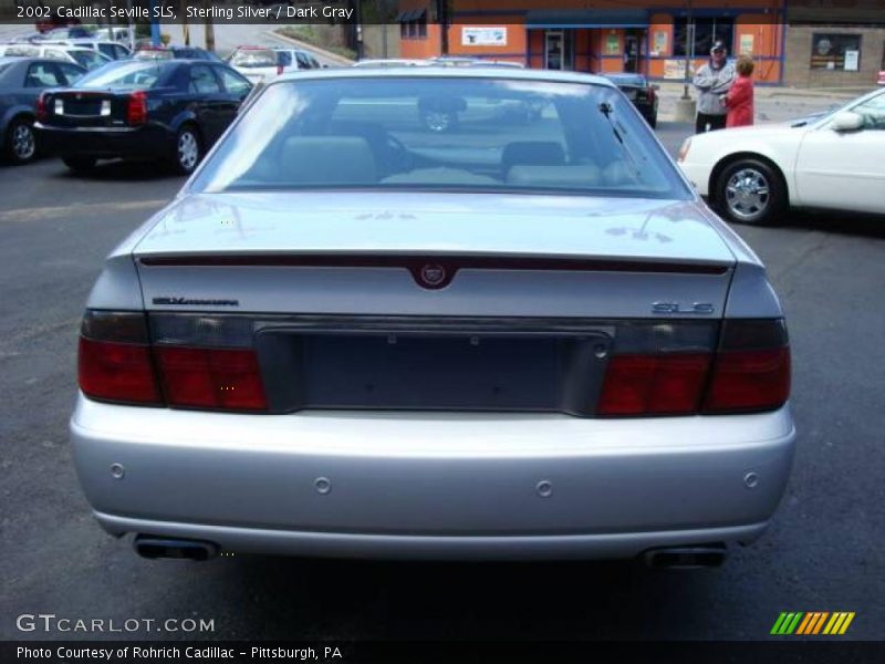 Sterling Silver / Dark Gray 2002 Cadillac Seville SLS