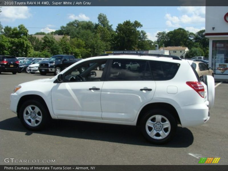Super White / Ash Gray 2010 Toyota RAV4 I4 4WD