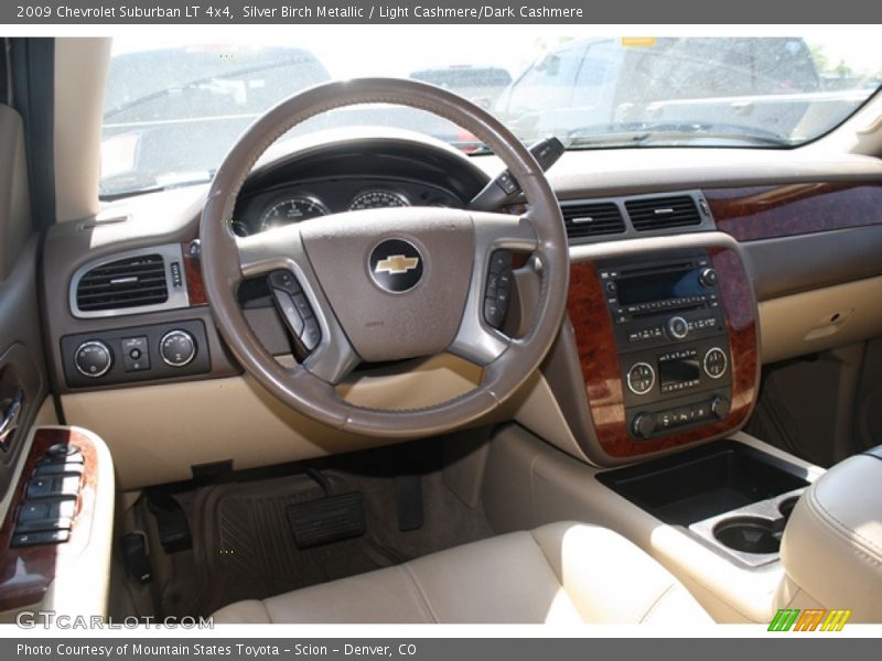 Silver Birch Metallic / Light Cashmere/Dark Cashmere 2009 Chevrolet Suburban LT 4x4