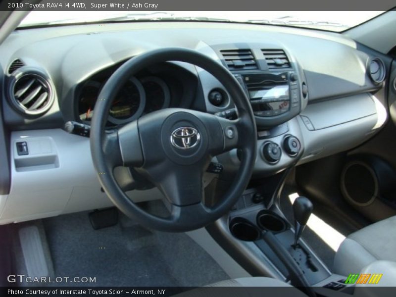 Super White / Ash Gray 2010 Toyota RAV4 I4 4WD